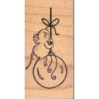 Stamp - Christmas - Mouse On A Bauble